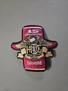 Harley Owners Group 15th Anniversary Patch. 1983-1998. - Neu! - Bild 1 von 2