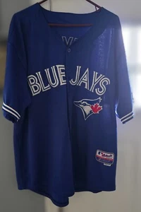 MLB Baseball Toronto Blue Jays Jose Reyes #7 Sewn Jersey Sz: 54 Majestic - Picture 1 of 13