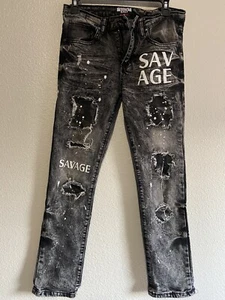 Rock Salt Boys Jeans Black 14 New WithOut Tags Excellent Condition - Picture 1 of 7