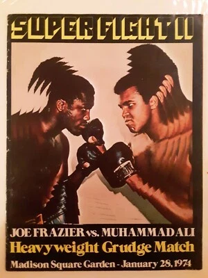 Muhammad Ali vs Joe Frazier II Boxing Program from January 28th., 1974 - Image 1 of 4