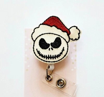 Carrete de insignia de Navidad/soporte de identificación/insignia retráctil/insignia de enfermera/soporte de insignia/ Foto 1 de 2