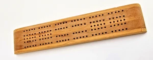 Handcrafted Wooden Cribbage Board Scoring Board - Picture 1 of 10