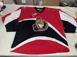 Nwt Ottawa Senators Jersey Mens Xl Red Pro Player Clean Vintage 90S 1990S  - Picture 1 of 6