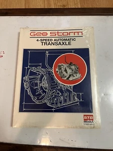 CHEVY GEO STORM 4-SPEED TRANSAXLE SERVICE MANUAL GUIDE FACTORY NEW IN PLASTIC - Picture 1 of 3