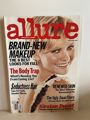 2004 SEPTEMBER ALLURE MAGAZINE - KIRSTEN DUNST - FASHION COVER - O Vintage Foto 1 de 4