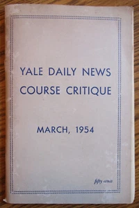"Yale Daily News Course Critique: March, 1954" - Imagen 1 de 10