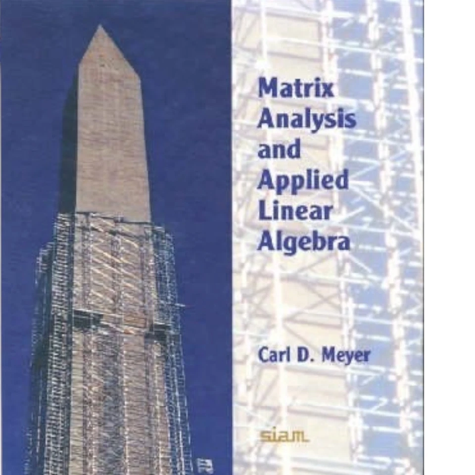 Matrix Analysis and Applied Linear Algebra (Solutions Manual) Paperback - Image 1 of 1