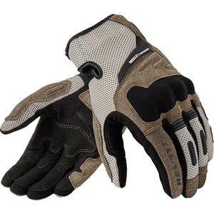 Rev'it Cavern Ventilated Motorcycle Motorbike Textile Gloves - Sand / Black - Picture 1 of 2