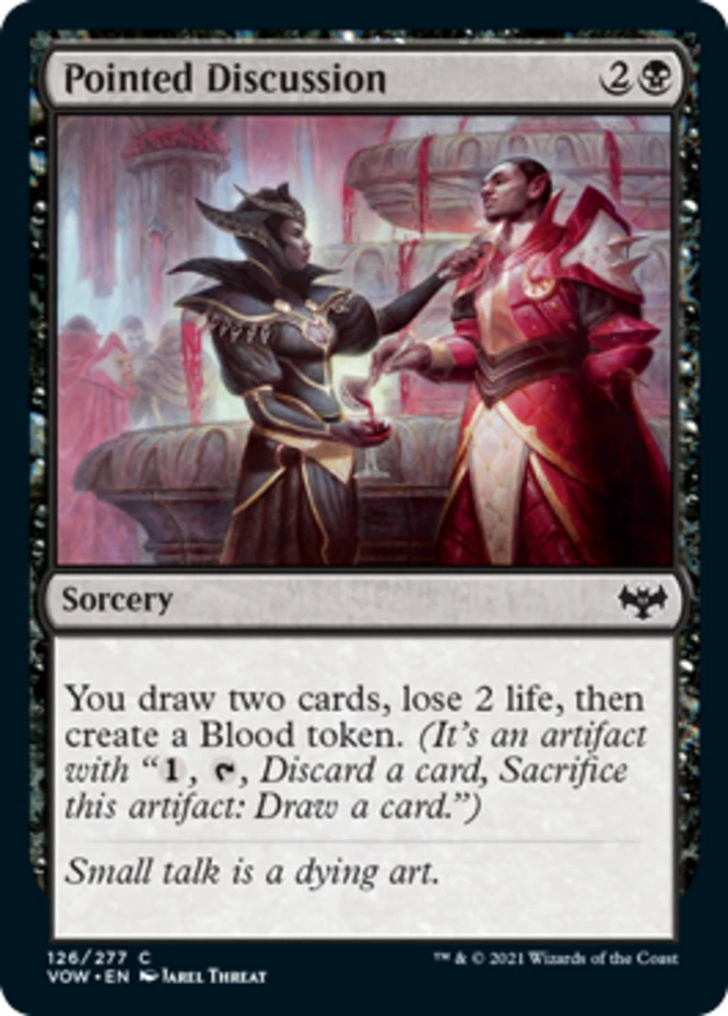 x1 Pointed Discussion - Innistrad: Crimson Vow - NM - MTG - Image 1 of 1