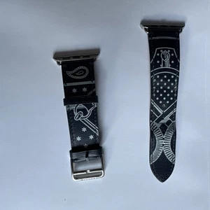 Apple Watch Hermes 44mm Blue With Hermes Pattern 42/44/45/49mm - Zdjęcie 1 z 14