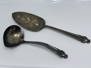 Emperor Silverplate Gravy Ladle & Pie Server by Reed & Barton - Picture 1 of 6