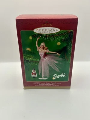 2001 Hallmark Keepsake Christmas Ornament Barbie Sugar Plum Princess NIB - Image 1 of 4