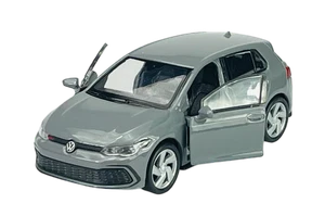 WELLY VW VOLKSWAGEN GOLF 8 VIII GTI GRAY 1:34 DIE CAST METAL MODEL NEW IN BOX - Picture 1 of 6