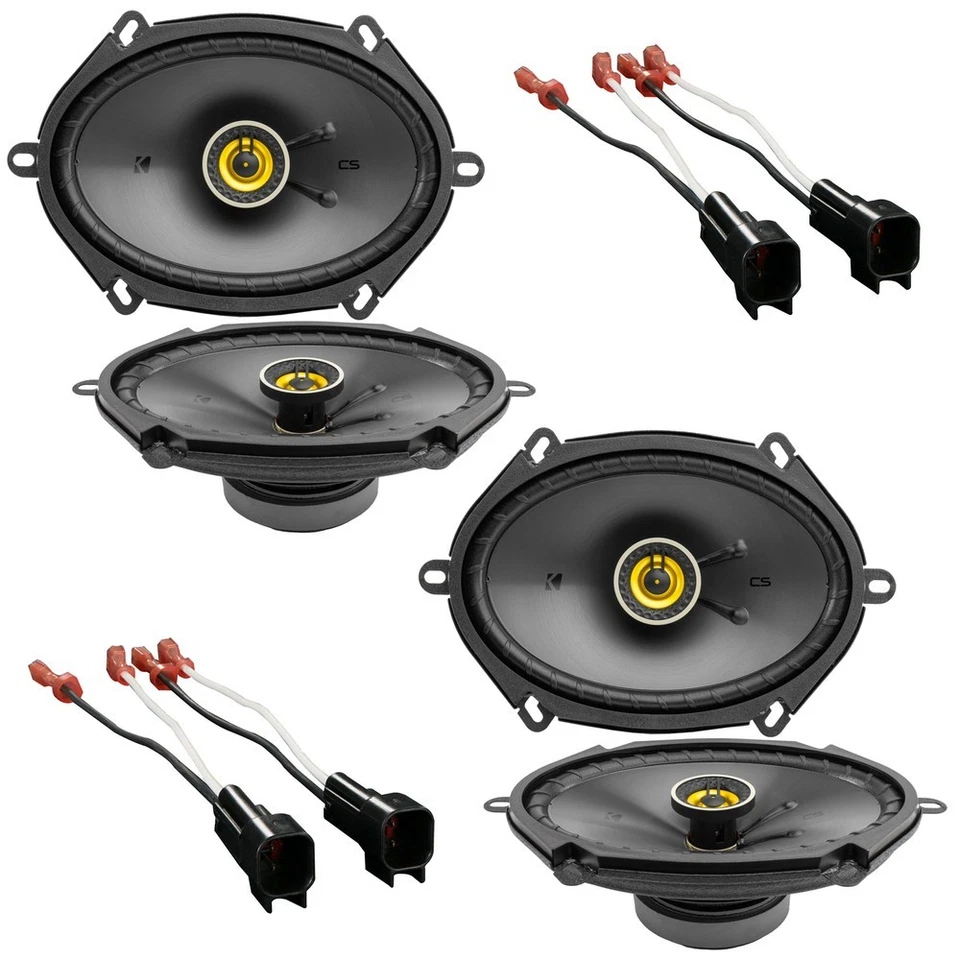 Repuesto altavoz delantero+trasero Kicker 6x8" para Ford F-250/350/450/550 1999-2004 Foto 1 de 4