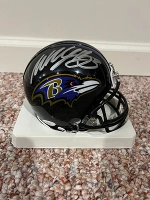 Minicasco firmado por Willis McGahee Baltimore Ravens con certificado de autenticidad Foto 1 de 4