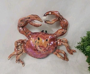 Blue Sky Corp Heather Goldminc irisierende Krabbe hält Perle Wandbehang 2000 - Bild 1 von 13