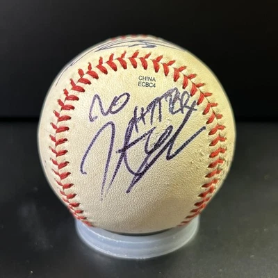 Cole Hamels Jonathan Papelbon Ken Giles Autographed Baseball Phillies SEE DESC - Image 1 of 4