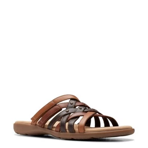 Clarks, Elizabelle Rio Damen Sandale 26177118 Braun Ledermix - Bild 1 von 7