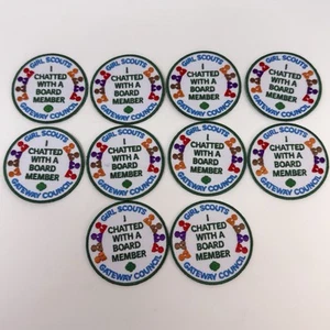 Lot of 10 Vintage 2001 Girl Scouts Gateway Council Patches - Bild 1 von 5