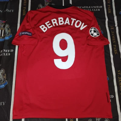 Футболка домашняя Manchester United футболка Nike 2009 2010 Dimitar Berbatov - Изображение 1 из 4