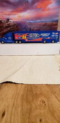 Jeff Gordon #24 Dupont Hauler with Kenworth T680.  1/64 scale,  diecast/plastic. - Image 1 of 4