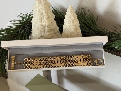 Pulsera Chanel Triple Hilo Bisutería Años 80 Vintage Foto 1 de 4