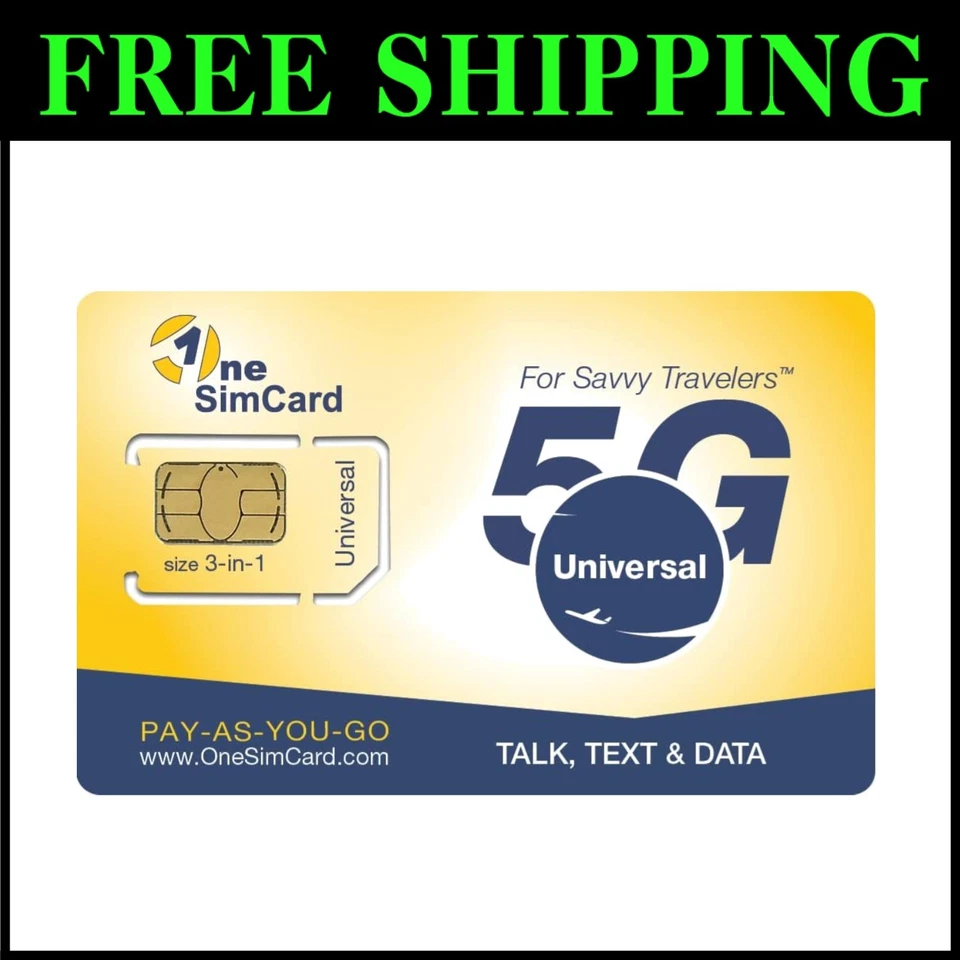 Travel SIM with Free Incoming Calls - 160+ Countries - Image 1 of 4