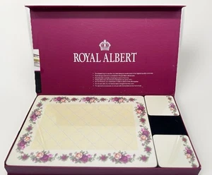 Vintage Royal Albert 16 Stück ungeöffnet Set Tischsets & Untersetzer Neu aus altem Lagerbestand - Bild 1 von 4