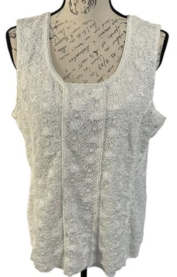 Camiseta sin mangas camisola de granero de colección talla 18-20 Y2K encaje corpiño ribete forrado babydoll Foto 1 de 4