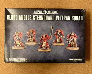 Games Workshop Warhammer 40k Blood Angels Sternguard Veteran Squad Games GW RARE - Imagen 1 de 3