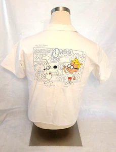 RARE Vintage 1980's Stanley DeSantis The Way-Back Machine Button Up Size M - Picture 1 of 12