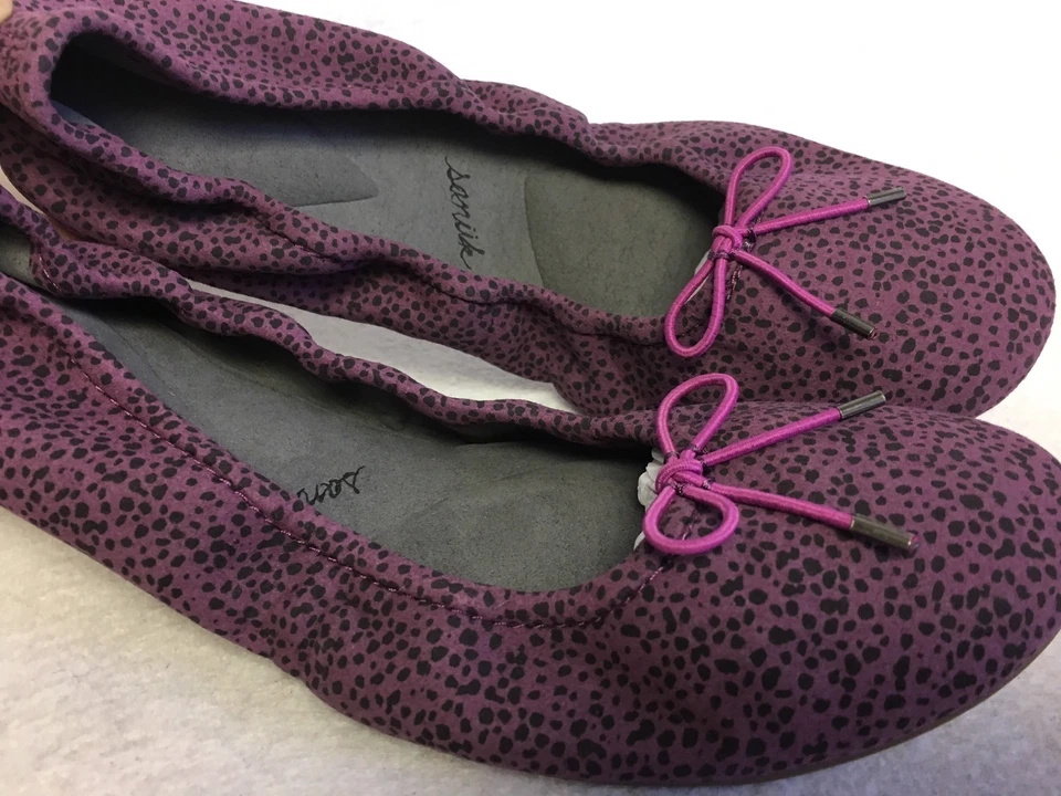 ZAPATOS PLANOS SANUK YOGA PRIMA Berry ANIMAL DOT Leopardo Guepardo Gamuza Ballet talla 7 Foto 1 de 1