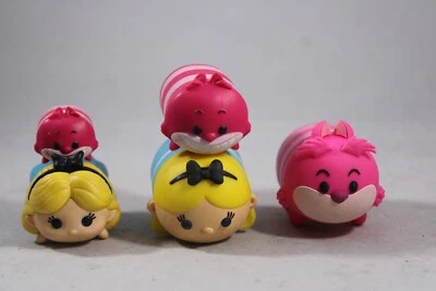 Disney Tsum Tsum LOT Mini Vinyl Figures Alice In Wonderland Monogram Figural - Image 1 of 4