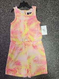 Hurley Girl's Romper, Size 6X, "Lemon Twist" NEW - Picture 1 of 3