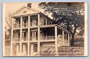 K9/ Marquette Wisconsin RPPC Postkarte um 1910 Kopfsteinpflaster Cottage 341 - Bild 1 von 4