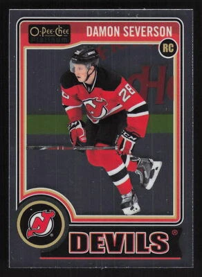 2014-15 O-Pee-Chee Platinum #191 Damon Severson Card  - Image 1 of 2