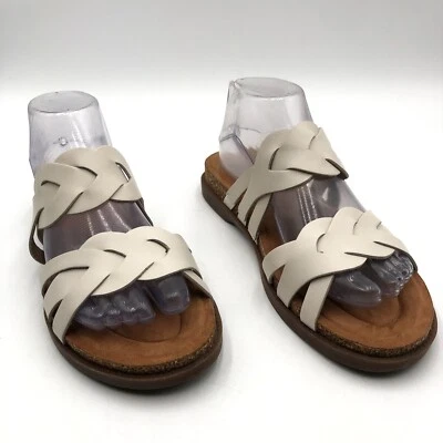 Earth ETDesty Sandals Women's Size 9.5 M Beige Leather - Image 1 of 4