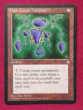 Magic The Gathering ICE AGE LAPIS LAZULI TALISMAN single artifact card MTG