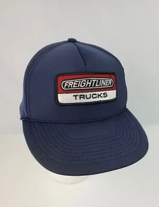 Vintage Freightliner Trucks trucker hat full padding navy blue snapback - Picture 1 of 7
