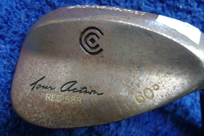 CLEVELAND 588 TG TOUR ISSUE LOB WEDGE 60°, KBS TOUR X-FLEX (Q-2040) MAKE OFFER!! - Image 1 of 4