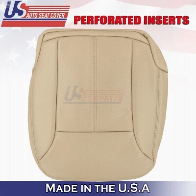 Cubierta de asiento de cuero inferior del lado del conductor delantero tostado para Mercedes GL450 2007 A 2012 Foto 1 de 4