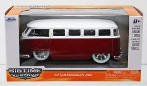 Jada Toys '62 Volkswagen Bus BigTime Kustoms - 20003 NRFB 2013 White/Red 1:32 - Picture 1 of 5