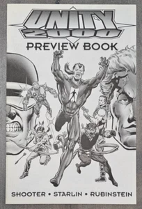 Unity 2000 Preview Book NM Jim Shooter Jim Starlin Solar Acclaim Comics - Picture 1 of 2