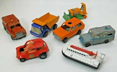 Matchbox Lesney 7 Vehicle Bundle Superfast/Rolamatics 1972-1975 - Image 1 of 4