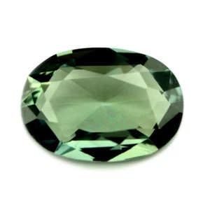 Certified 0.52ct Natural Unheated Teal Sapphire VVS Australian Rose Cut Oval - Picture 1 of 6
