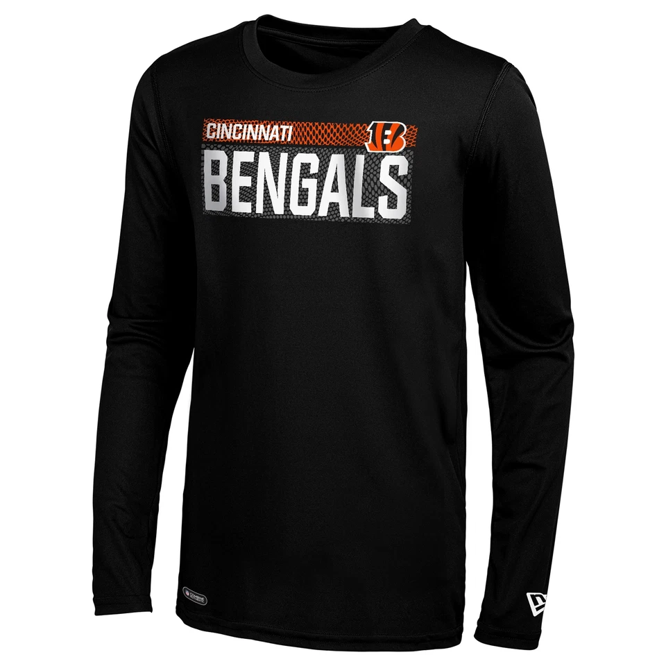 New Era NFL Men's Cincinnati Bengals Blitz Performance Long Sleeve T-Shirt - Изображение 1 из 1