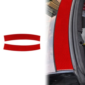 Car Exterior Front Roof Strip Trim For Corvette C8 20-24 Vinyl Red Carbon Fiber - Imagen 1 de 10