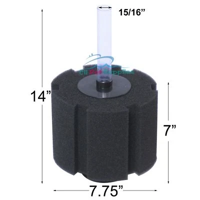 X-Large Bio Sponge Filter Breeding Fry Fish Tank Aquarium up to 220 Gal - Image 1 of 4