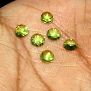1.99Cts 6 Pieces 100% Natural Oval Cut Brazilian Green Peridot Gemstone CH 5060 - Picture 1 of 2