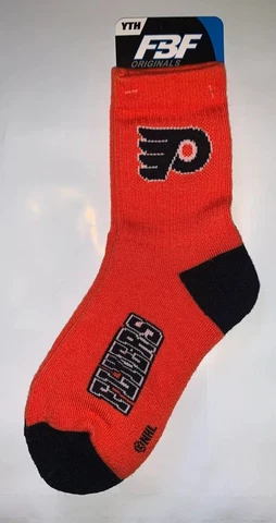 Philadelphia Flyers Youth Socks Sizes 13,1-5 NWT Cover